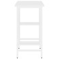 vidaXL Escritorio para ordenador de MDF y metal blanco 80x40x72 cm vidaXL Escritorio para ordenador de MDF y metal blanco 80x40x72 cm