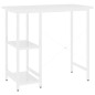 vidaXL Escritorio para ordenador de MDF y metal blanco 80x40x72 cm vidaXL Escritorio para ordenador de MDF y metal blanco 80x40x72 cm