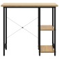 vidaXL Escritorio para ordenador MDF metal negro roble 80x40x72 cm vidaXL Escritorio para ordenador MDF metal negro roble 80x40x72 cm