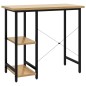 vidaXL Escritorio para ordenador MDF metal negro roble 80x40x72 cm vidaXL Escritorio para ordenador MDF metal negro roble 80x40x72 cm