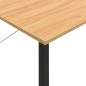 vidaXL Escritorio para ordenador MDF metal negro roble 80x40x72 cm vidaXL Escritorio para ordenador MDF metal negro roble 80x40x72 cm