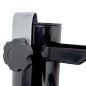 vidaXL Soporte de sombrilla de exterior acero negro