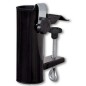 vidaXL Soporte de sombrilla de exterior acero negro