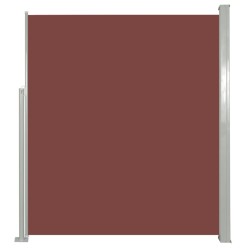 vidaXL Toldo lateral de jardín o terraza marrón 160x300 cm 