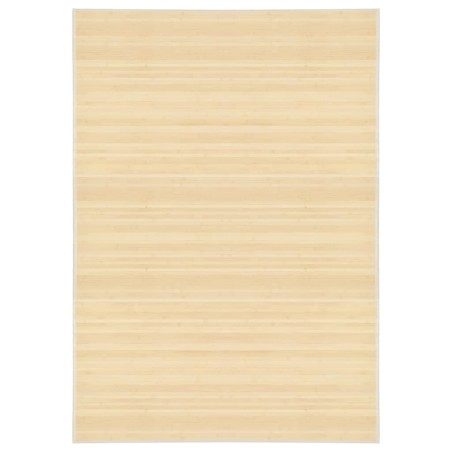 vidaXL Alfombra de bambú color natural 120x180 cm