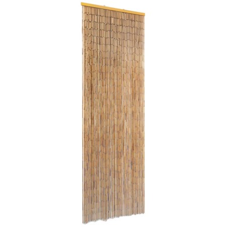 vidaXL Cortina de bambú puerta contra insectos 56x185 cm