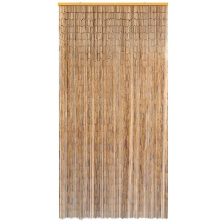 vidaXL Cortina de bambú para puerta contra insectos 100x200 cm