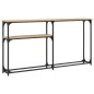 vidaXL Mesa consola madera de ingeniería roble Sonoma 145x22,5x75 cm vidaXL Mesa consola madera de ingeniería roble Sonoma 145x22,5x75 cm