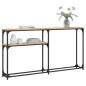 vidaXL Mesa consola madera de ingeniería roble Sonoma 145x22,5x75 cm vidaXL Mesa consola madera de ingeniería roble Sonoma 145x22,5x75 cm