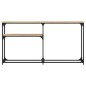 vidaXL Mesa consola madera de ingeniería roble Sonoma 145x22,5x75 cm vidaXL Mesa consola madera de ingeniería roble Sonoma 145x22,5x75 cm