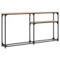 vidaXL Mesa consola madera de ingeniería roble Sonoma 145x22,5x75 cm vidaXL Mesa consola madera de ingeniería roble Sonoma 145x22,5x75 cm
