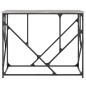 vidaXL Mesa consola madera de ingeniería gris Sonoma 100x40x80 cm