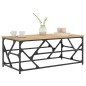 vidaXL Mesa de centro madera contrachapada roble Sonoma 100x50x40 cm