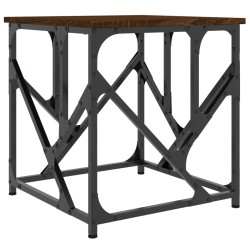 vidaXL Mesa de centro madera de ingeniería marrón roble 45x45x47,5 cm
