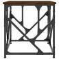vidaXL Mesa de centro madera de ingeniería marrón roble 45x45x47,5 cm vidaXL Mesa de centro madera de ingeniería marrón roble 45x45x47,5 cm