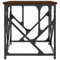 vidaXL Mesa de centro madera de ingeniería marrón roble 45x45x47,5 cm vidaXL Mesa de centro madera de ingeniería marrón roble 45x45x47,5 cm