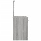 vidaXL Tocador con LED madera contrachapada gris Sonoma 90x50x132,5cm vidaXL Tocador con LED madera contrachapada gris Sonoma 90x50x132,5cm