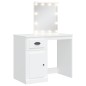 vidaXL Tocador con luces LED blanco 90x42x132,5 cm vidaXL Tocador con luces LED blanco 90x42x132,5 cm