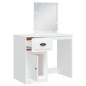 vidaXL Tocador con luces LED blanco 90x42x132,5 cm vidaXL Tocador con luces LED blanco 90x42x132,5 cm
