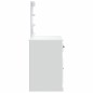 vidaXL Tocador con luces LED blanco 90x42x132,5 cm vidaXL Tocador con luces LED blanco 90x42x132,5 cm