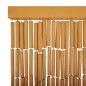 vidaXL Cortina de bambú para puerta contra insectos 90x200 cm