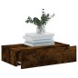 vidaXL Mueble de TV con luces LED roble ahumado 60x35x15,5 cm