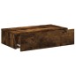 vidaXL Mueble de TV con luces LED roble ahumado 60x35x15,5 cm