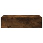 vidaXL Mueble de TV con luces LED roble ahumado 60x35x15,5 cm