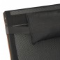 vidaXL Tumbona con dosel textileno gris y madera maciza de álamo vidaXL Tumbona con dosel textileno gris y madera maciza de álamo
