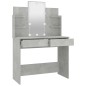 vidaXL Tocador con LED color gris hormigón 96x40x142 cm vidaXL Tocador con LED color gris hormigón 96x40x142 cm