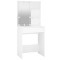 vidaXL Tocador con LED blanco 60x40x140 cm vidaXL Tocador con LED blanco 60x40x140 cm