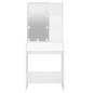vidaXL Tocador con LED blanco 60x40x140 cm vidaXL Tocador con LED blanco 60x40x140 cm