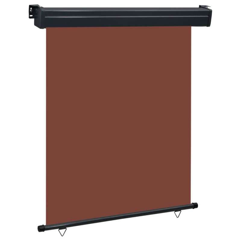 vidaXL Toldo lateral de balcón marrón 140x250 cm vidaXL Toldo lateral de balcón marrón 140x250 cm