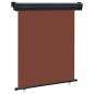 vidaXL Toldo lateral de balcón marrón 140x250 cm vidaXL Toldo lateral de balcón marrón 140x250 cm