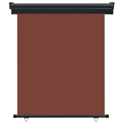 vidaXL Toldo lateral de balcón marrón 140x250 cm