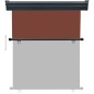 vidaXL Toldo lateral de balcón marrón 140x250 cm vidaXL Toldo lateral de balcón marrón 140x250 cm