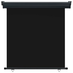 vidaXL Toldo lateral de balcón negro 170x250 cm