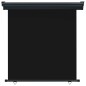 vidaXL Toldo lateral de balcón negro 170x250 cm vidaXL Toldo lateral de balcón negro 170x250 cm