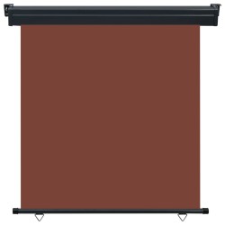 vidaXL Toldo lateral de balcón marrón 170x250 cm