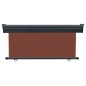 vidaXL Toldo lateral de balcón marrón 170x250 cm vidaXL Toldo lateral de balcón marrón 170x250 cm