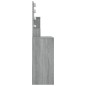 vidaXL Tocador con LED gris sonoma 86,5x35x136 cm vidaXL Tocador con LED gris sonoma 86,5x35x136 cm
