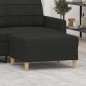 vidaXL Reposapiés de tela negro 70x55x41 cm vidaXL Reposapiés de tela negro 70x55x41 cm