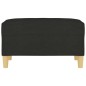 vidaXL Reposapiés de tela negro 70x55x41 cm vidaXL Reposapiés de tela negro 70x55x41 cm
