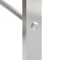 vidaXL Estante para leña acero inoxidable 50x28x56 cm vidaXL Estante para leña acero inoxidable 50x28x56 cm