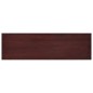 vidaXL Mueble para TV marrón clásico madera maciza caoba 100x30x45 cm