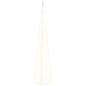vidaXL Cono de luz navideño 60 LED blanco cálido 120 cm acrílico vidaXL Cono de luz navideño 60 LED blanco cálido 120 cm acrílico