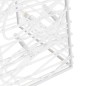 vidaXL Cono de luz navideño 60 LED blanco cálido 120 cm acrílico vidaXL Cono de luz navideño 60 LED blanco cálido 120 cm acrílico