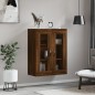 vidaXL Armario de pared madera ingeniería roble marrón 69,5x34x90 cm
