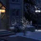 vidaXL Árbol de Navidad 128 LEDs blanco frío flores de cerezo 120 cm vidaXL Árbol de Navidad 128 LEDs blanco frío flores de cerezo 120 cm