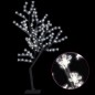vidaXL Árbol de Navidad 128 LEDs blanco frío flores de cerezo 120 cm vidaXL Árbol de Navidad 128 LEDs blanco frío flores de cerezo 120 cm